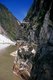 China: Cliffside path at the entrance to Tiger Leaping Gorge, north of Lijiang, Yunnan Province